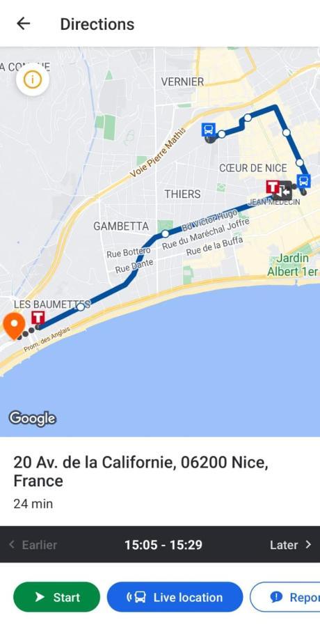Magnifique Appartement 60M2 ,3 Pieces , Equipee,Tres Lumineux, 2 Minutes A Pied De La Plage Nice Buitenkant foto